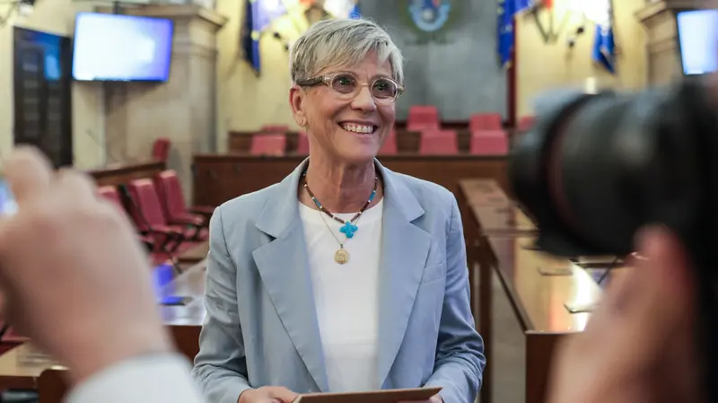 La sindaca Laura Castelletti - Foto New Reporter Comincini © www.giornaledibrescia.it