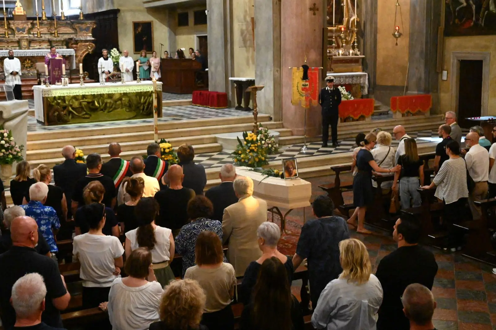 Il funerale di Matteo Formenti