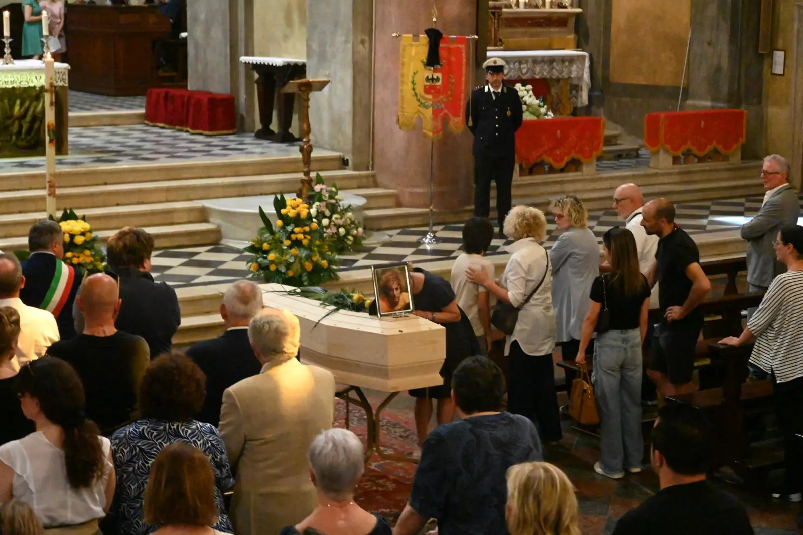 Il funerale di Matteo Formenti