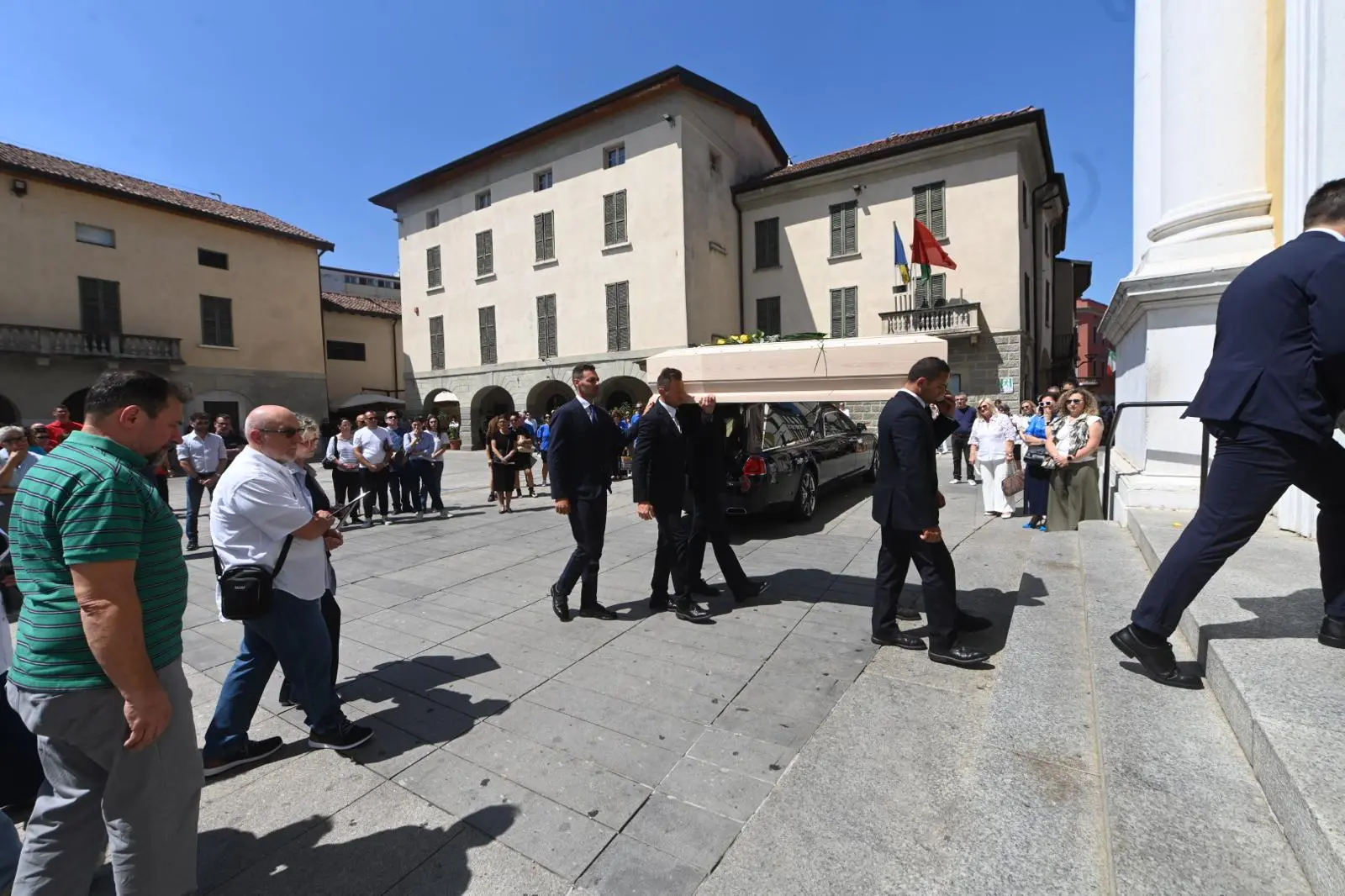 Il funerale di Matteo Formenti
