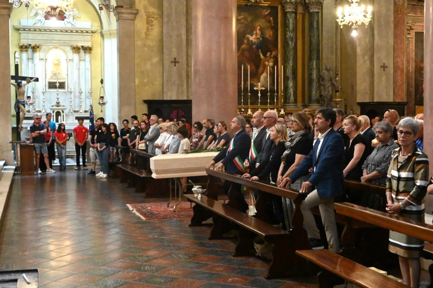 Il funerale di Matteo Formenti