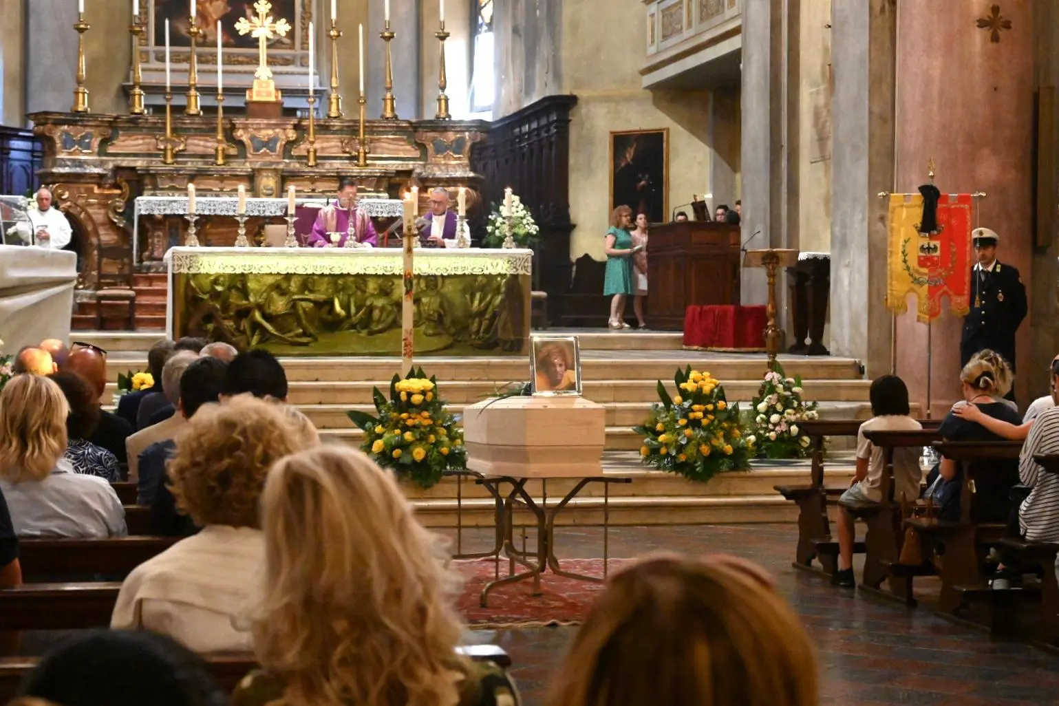 Il funerale di Matteo Formenti