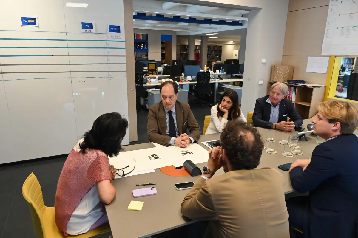 La visita del ministro Ciriani al GdB