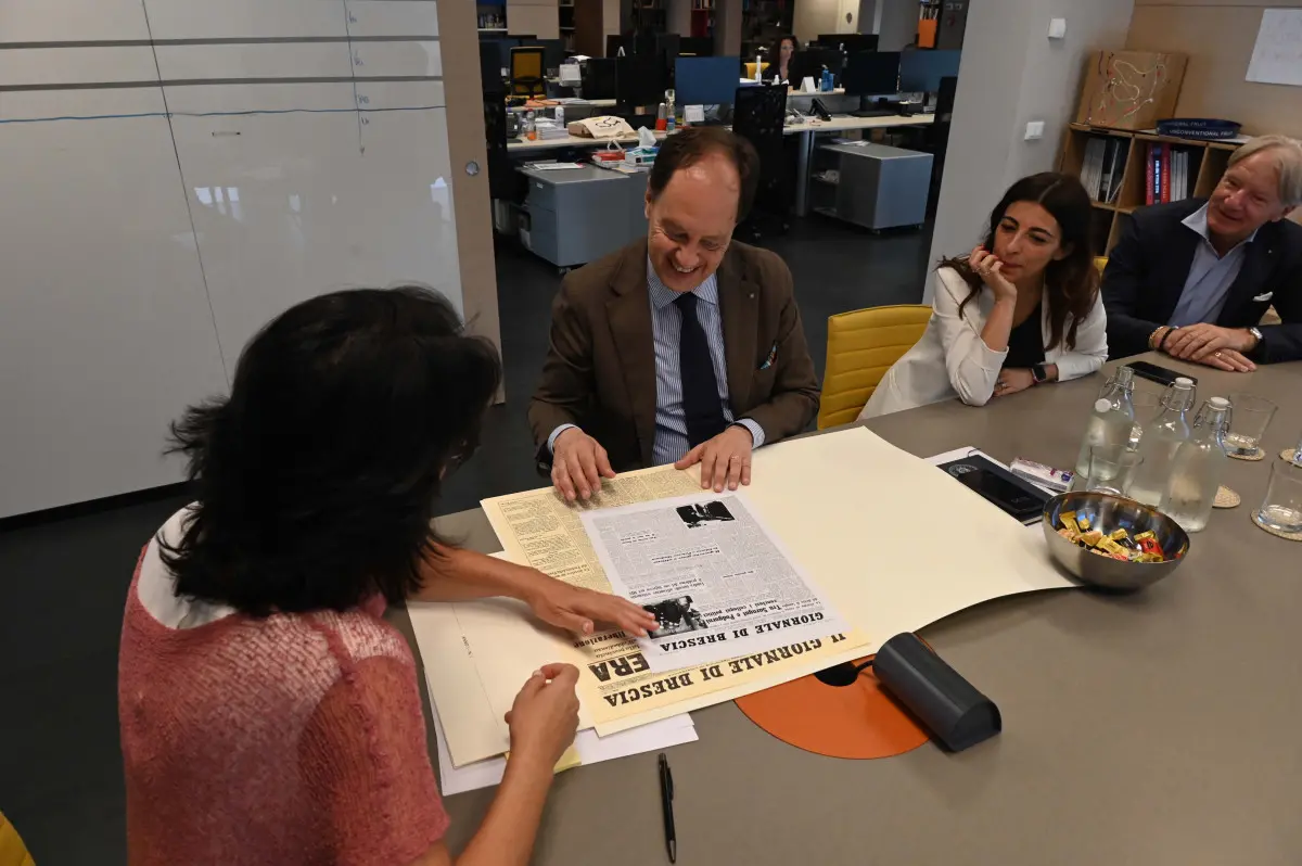 La visita del ministro Ciriani al GdB