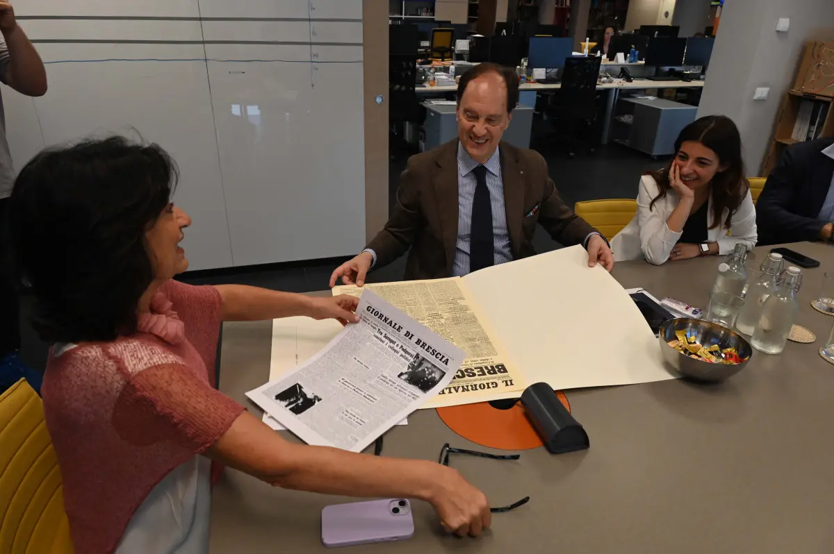 La visita del ministro Ciriani al GdB