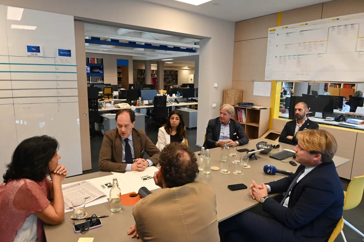 La visita del ministro Ciriani al GdB