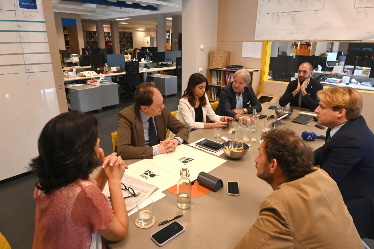 La visita del ministro Ciriani al GdB