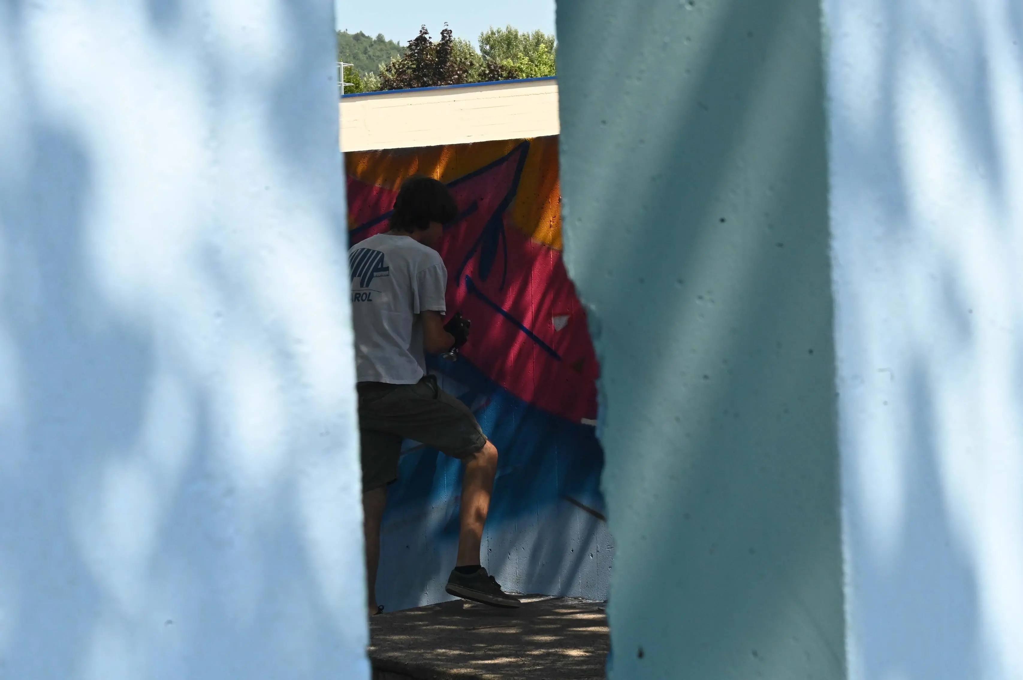A Casazza la nuova piastra per il parkour
