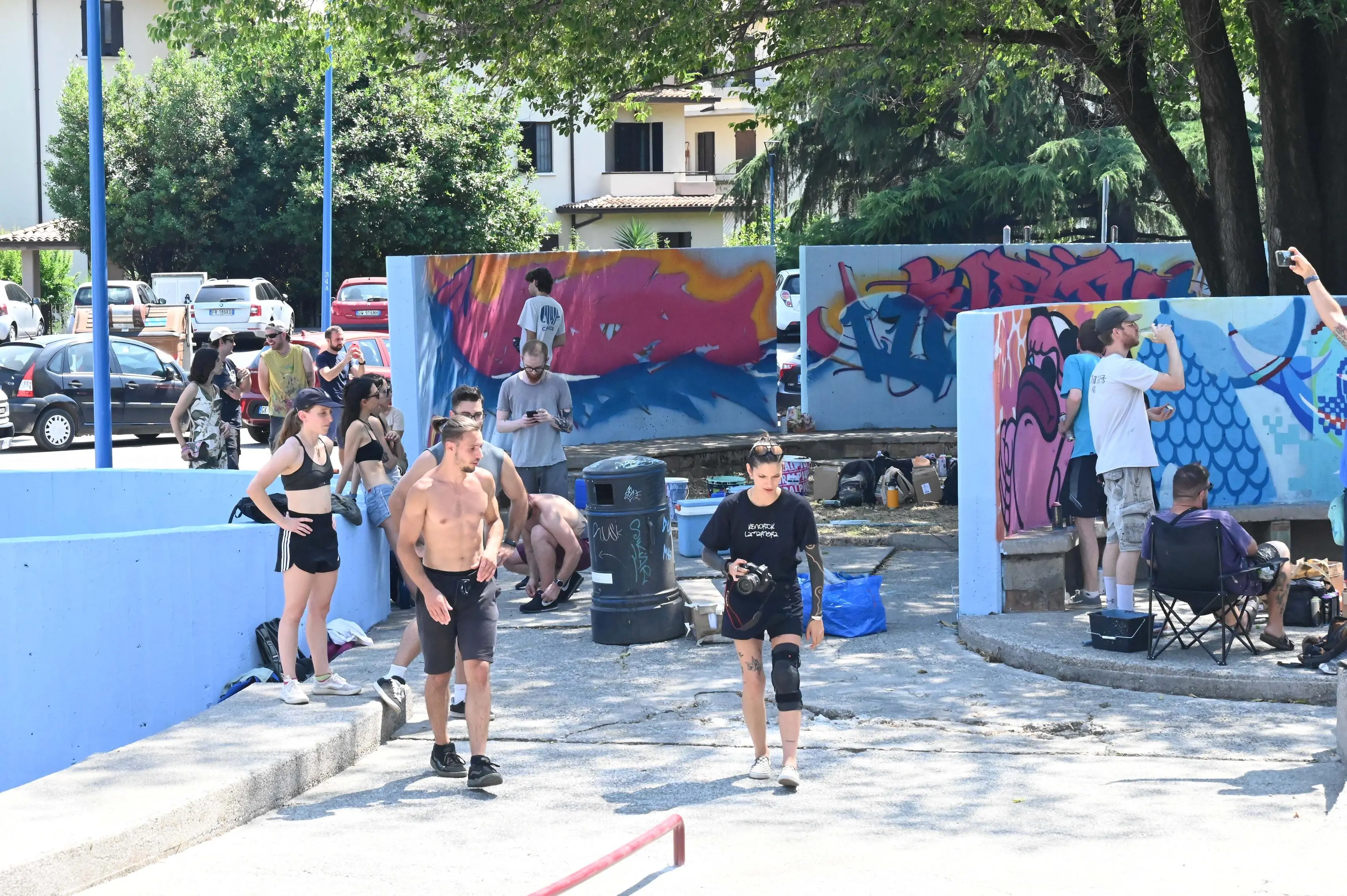 A Casazza la nuova piastra per il parkour