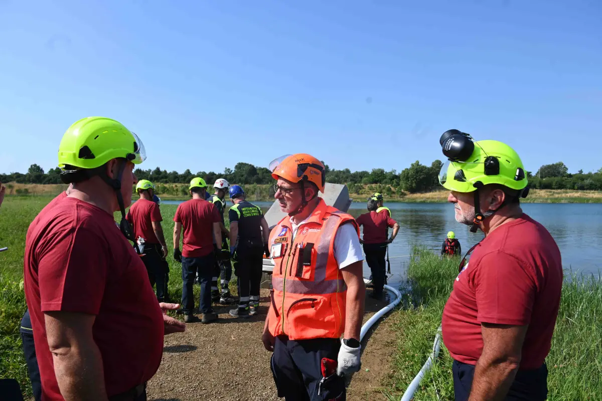 La maxi esercitazione della Protezione civile