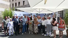 CRONACA  BRESCIA PIAZZA VITTORIA IN PIAZZA CON NOI REDAZIONE CRONACA 29-06-2025 GABRIELE STRADA NEW EDEN GROUP                             