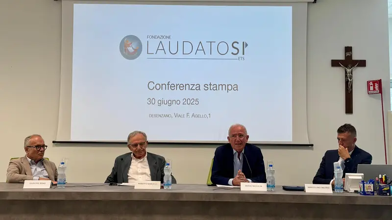 La presentazione dell'accordo siglato stamattina - © www.giornaledibrescia.it