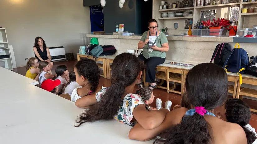 I «kids» durante quest'edizione dei Summer Camp di Fondazione Brescia Musei