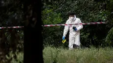 La zona del ritrovamento del cadavere del infante. Roma, 7 giugno 2025 ANSA/MASSIMO PERCOSSI