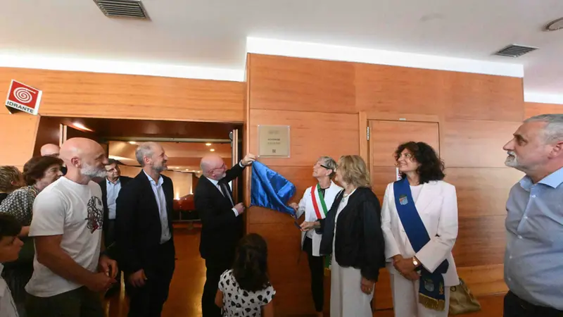 L'aula magna di medicina intitolata ad Augusto Preti