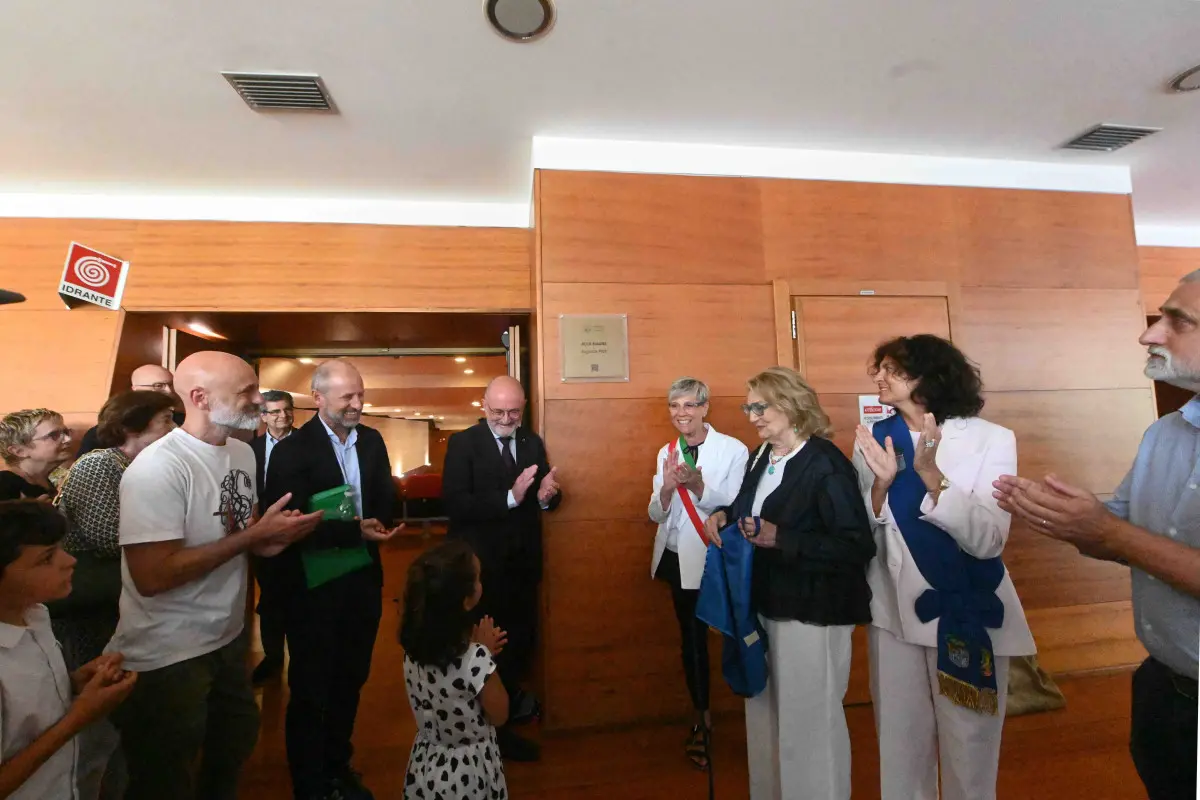 L'aula magna di medicina intitolata ad Augusto Preti