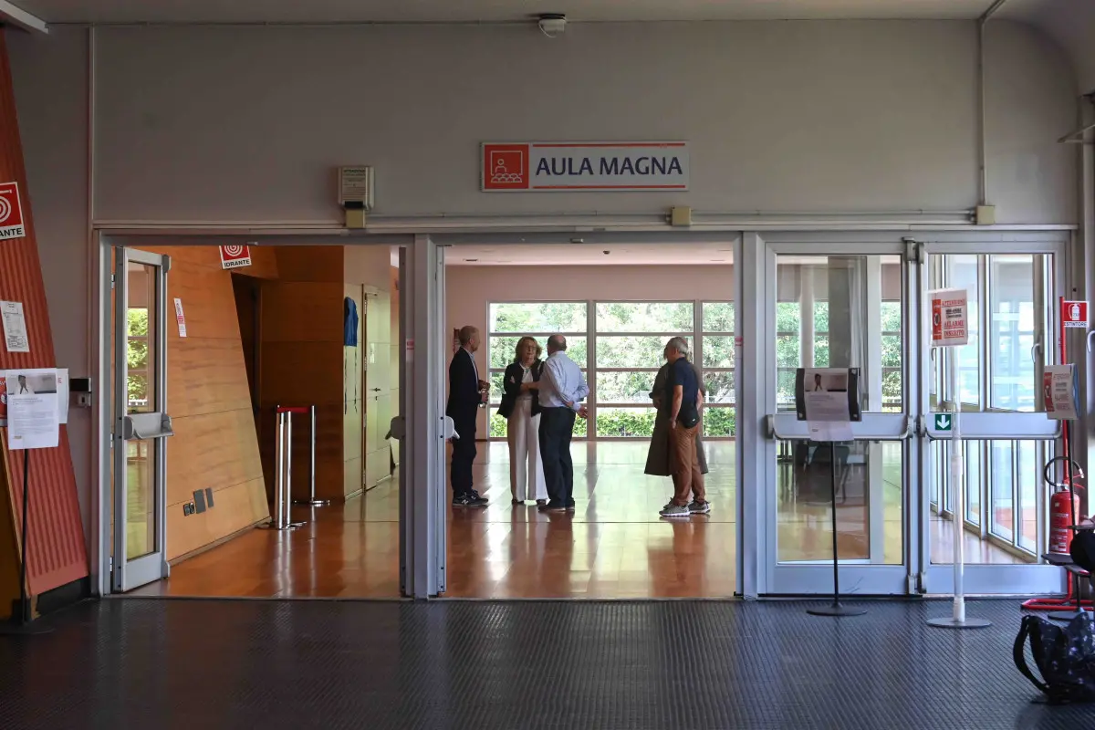 L'aula magna di medicina intitolata ad Augusto Preti