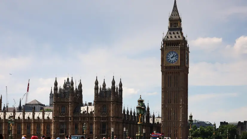 epa12208406 The Houses of Parliament in London, Britain, 01 July 2025. The UK government's flagship Welfare Bill is facing a crunch vote in the House of Commons on 01 July. EPA/ANDY RAIN