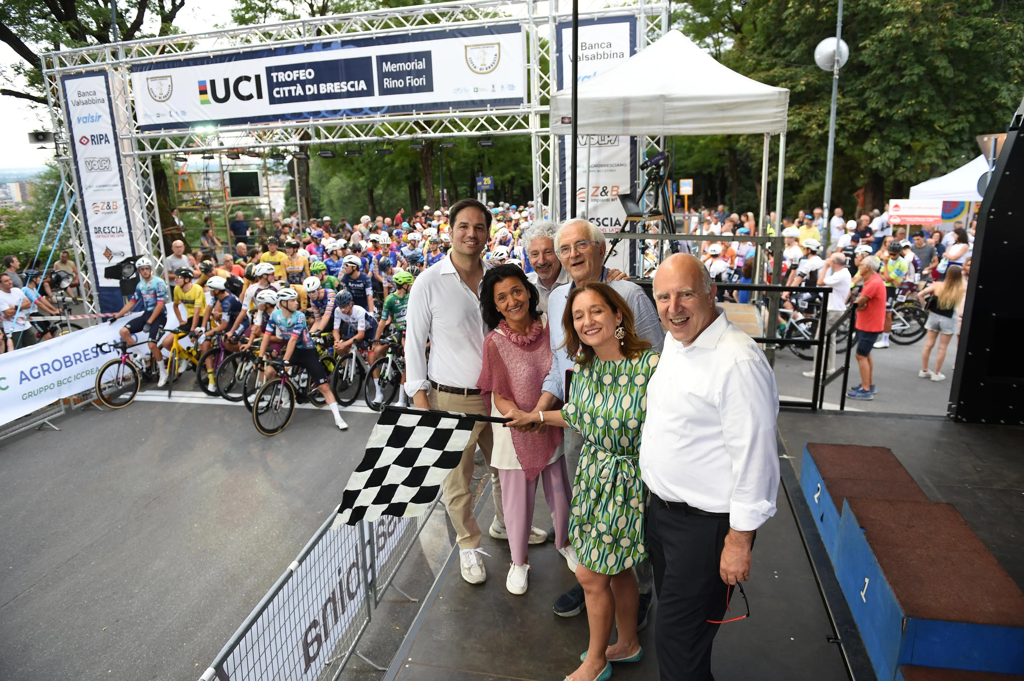 Trofeo Città di Brescia: la partenza e l'ambiente