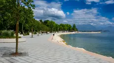 Un'elaborazione grafica della passeggiata a lago - © www.giornaledibrescia.it