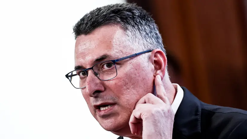 epa12157650 Israeli Foreign Minister Gideon Sa'ar answers media questions during a joint press conference with the German foreign minister in Berlin, Germany, 05 June 2025. EPA/FILIP SINGER