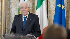 Il Presidente della Repubblica in occasione dell'incontro con una rappresentanza del Corpo di Polizia Penitenziaria (foto di Francesco Ammendola - Ufficio per la Stampa e la Comunicazione della Presidenza della Repubblica)
