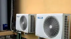 epa05586013 (FILE) A file photo dated 29 October 2006 of an air-conditioning system at a house on the Greek island of Corfu. Media reports on 15 October 2016 state that an international agreement to phase out HFC (hydrofluorocarbon) gases has been reached by nearly 200 countries in Kigali, Rwanda, earlier the same day. The agreement reportedly modies the 1987 Montral-Protocoll to preserve the ozone layer and has incorporated the fight against greenhouse gases which are often found in air conditioning and refrigeration devices, foams, aerosols and are said to have a strong impact on global warming of the planet. EPA/DIMITRA LOUVROU