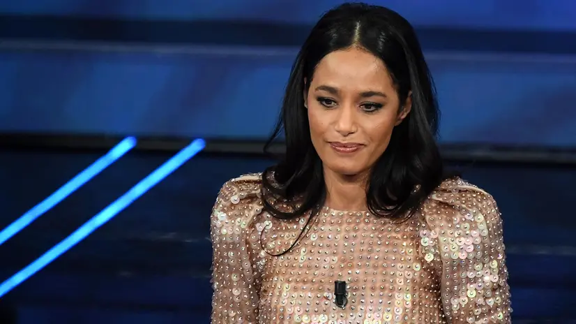 Palestinian journalist Rula Jebreal during the 70th Sanremo Italian Song Festival, Sanremo, Italy, 04 February 2020. The festival runs from 04 to 08 February. ANSA/ETTORE FERRARI