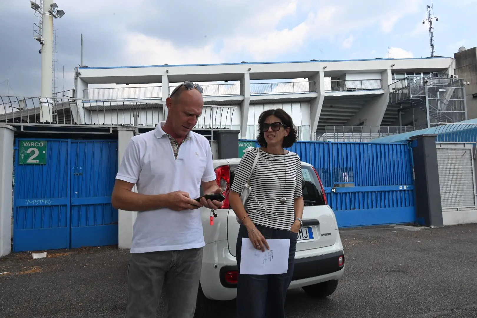 Stadio Rigamonti, i rappresentanti del Comune di Brescia