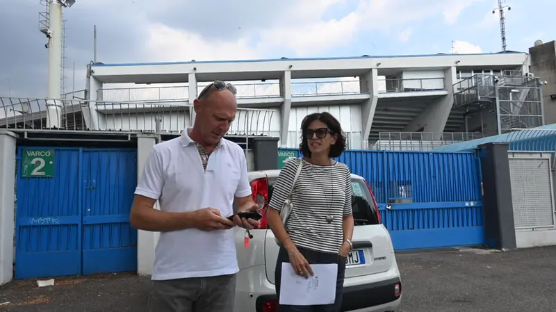 Stadio Rigamonti, i rappresentanti del Comune di Brescia