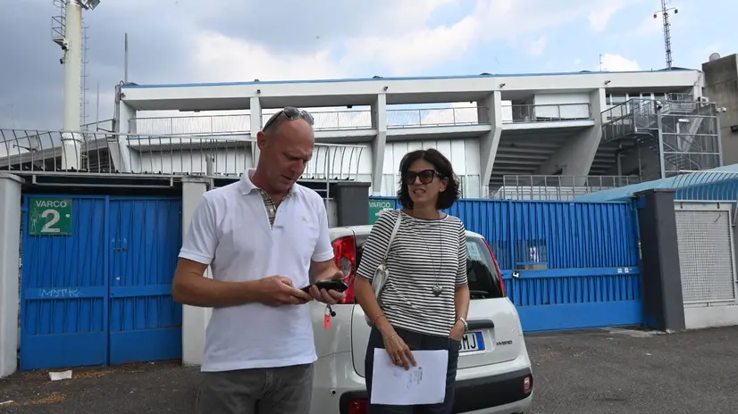 Stadio Rigamonti, i rappresentanti del Comune di Brescia