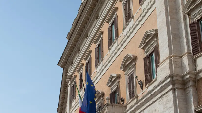 Esterno della Camera dei deputati in Piazza Montecitorio Roma 23/03/2025 Credit: Danilo Schiavella/ANSA