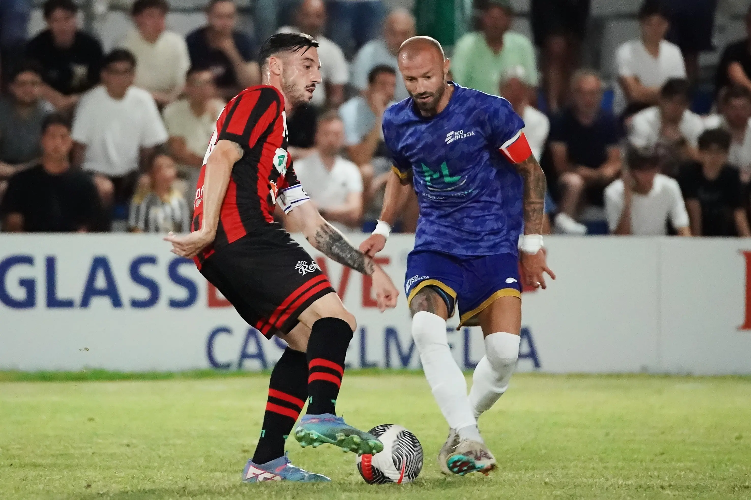 SPORT CALCIO 46¡ GRAN NOTTURNO MACLODIO  FINALE 1/2 IMMOBILIARE ML - TECNOCASA/FC IMMOBILIARE/BOSCO REGIO/CSB VEROLANUOVA NELLA FOTO COSSETTI E LLESHAJ 02-07-2025 perteghella@newreporter