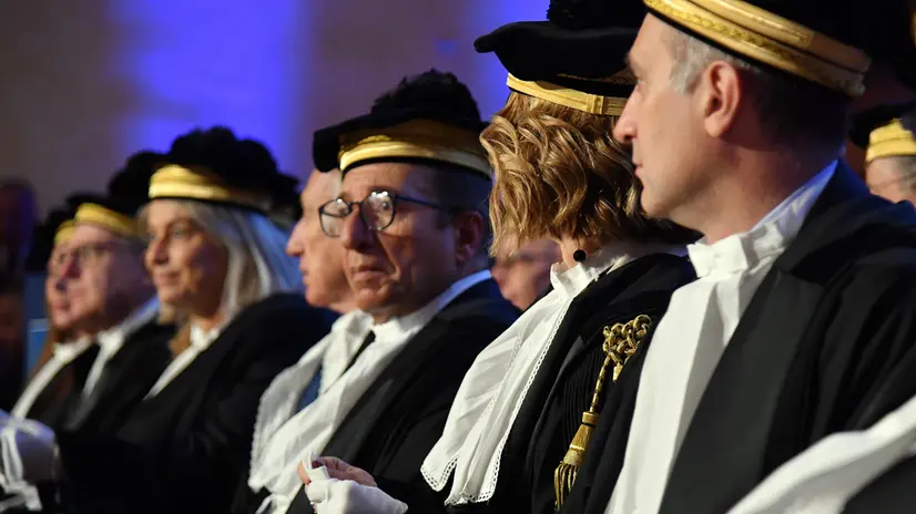 Cerimonia di inaugurazione dell’Anno Giudiziario 2025 del Consiglio Nazionale Forense presso l’Auditorium Antonianum Roma, 07 aprile 2025 ANSA/FABIO CIMAGLIA