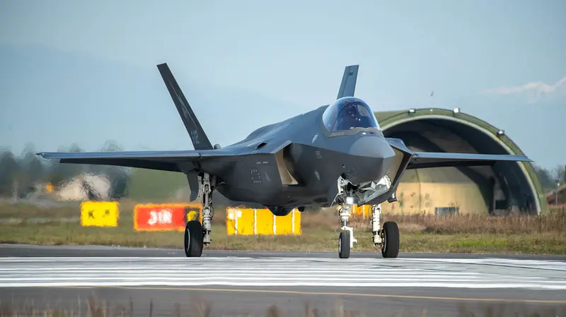 Un F 35 in uso alla base di Ghedi - © www.giornaledibrescia.it