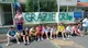 Lo striscione con il "grazie" dei ragazzi del La Nuova Cordata Coop.va Sociale Onlus
