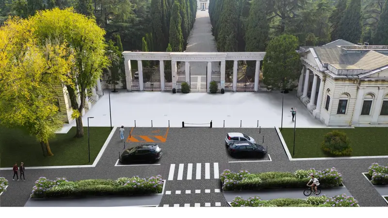 L'area del cimitero Vantiniano - © www.giornaledibrescia.it