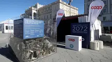 Lo stand di Coop Alleanza 3.0 in piazza Unità di Trieste allestito in occasione della Barcolana