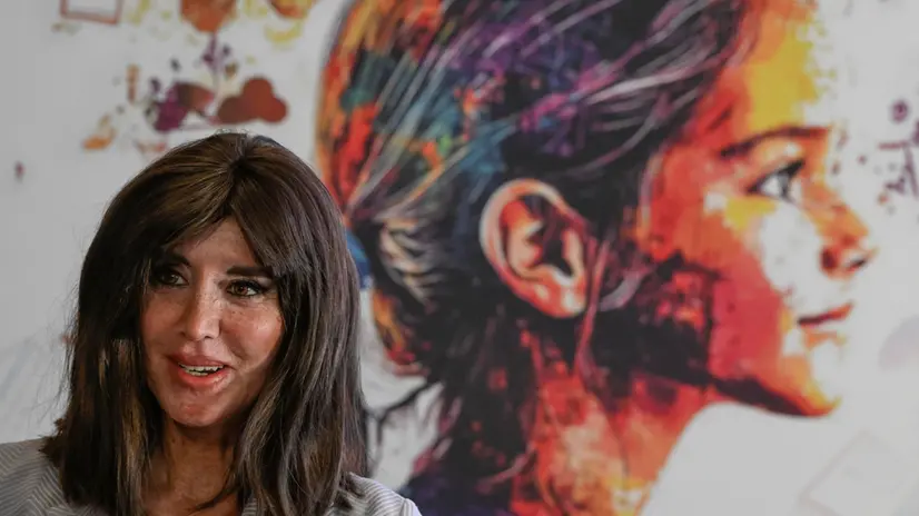 Il ministro per l'Università e la ricerca, Anna Maria Bernini, intervenuta a Napoli , alle Gallerie d'Italia, all'evento Agenda Sud 2030, organizzato da Fondazione Emerita. 4 aprile 2025 ANSA / CIRO FUSCO