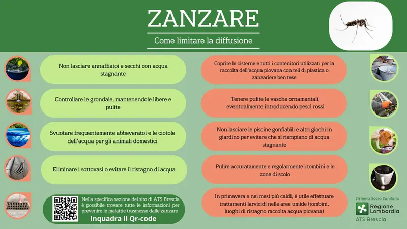 I consigli di prevenzione contro le zanzare tigre