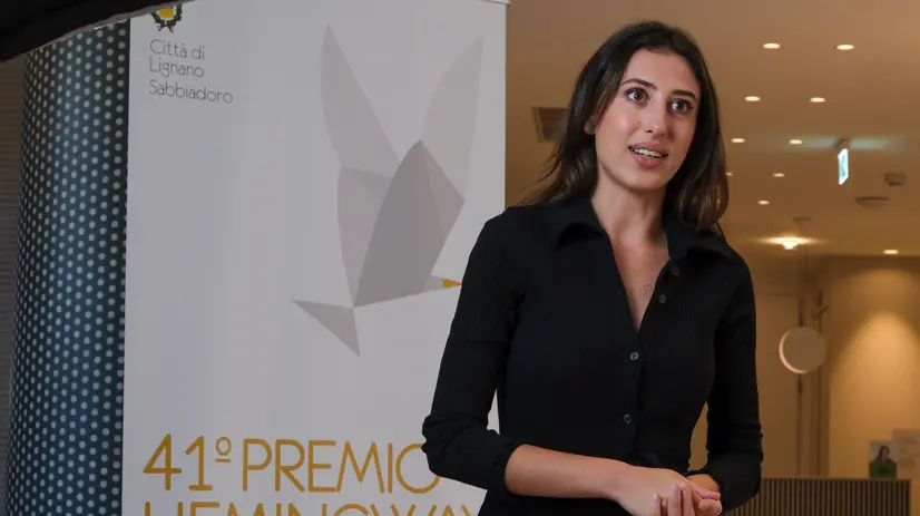 Cecilia Sala alla premiazione