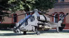 Un elicottero A129 Mangusta prodotto da Leonardo e utilizzato in Iraq - Foto Ansa © www.giornaledibrescia.it