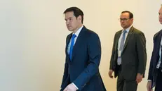 epa12199808 Secretary of State Marco Rubio departs a classified briefing in the Senate SCIF of the US Capitol in Washington, DC, USA 26 June 2025. The Senate is receiving a classified briefing on the Iran conflict as President Trump says the US will meet Iran next week. EPA/AARON SCHWARTZ