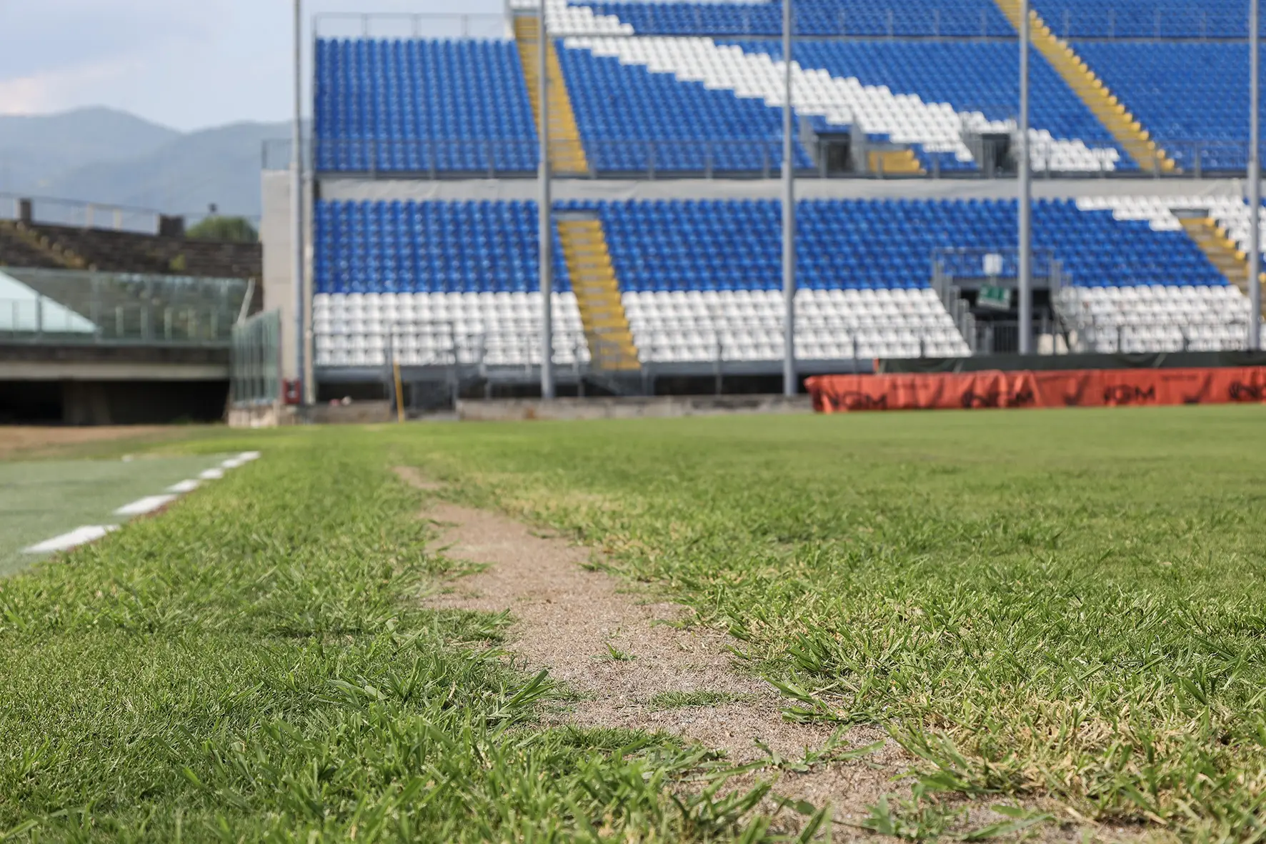 Le condizioni dello stadio Rigamonti a Mompiano