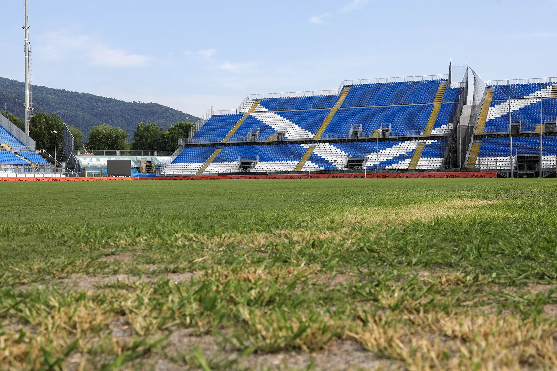 Le condizioni dello stadio Rigamonti a Mompiano