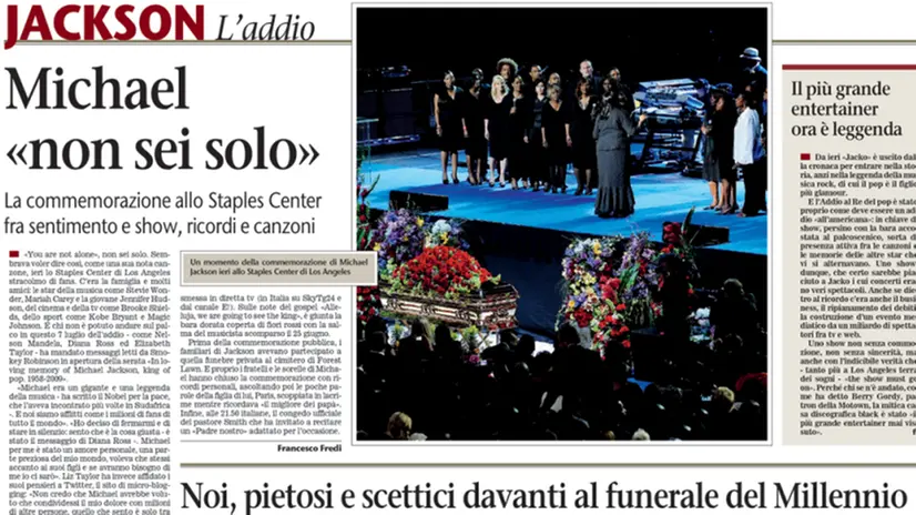La pagina del GdB del 7 luglio 2009