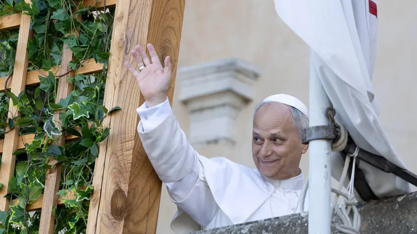 Papa leone XIV a Castel Gandolfo. Roma, 6 luglio 2025 ANSA/MASSIMO PERCOSSI