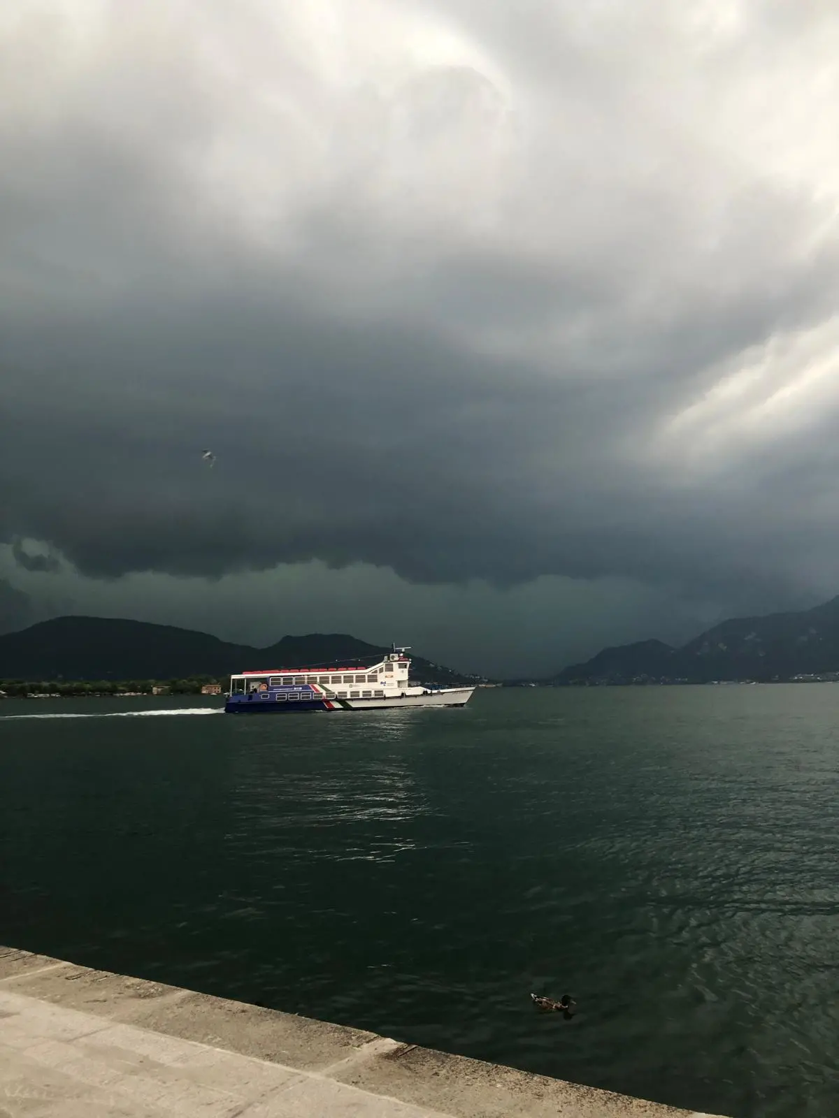 La supercella in varie zona della provincia