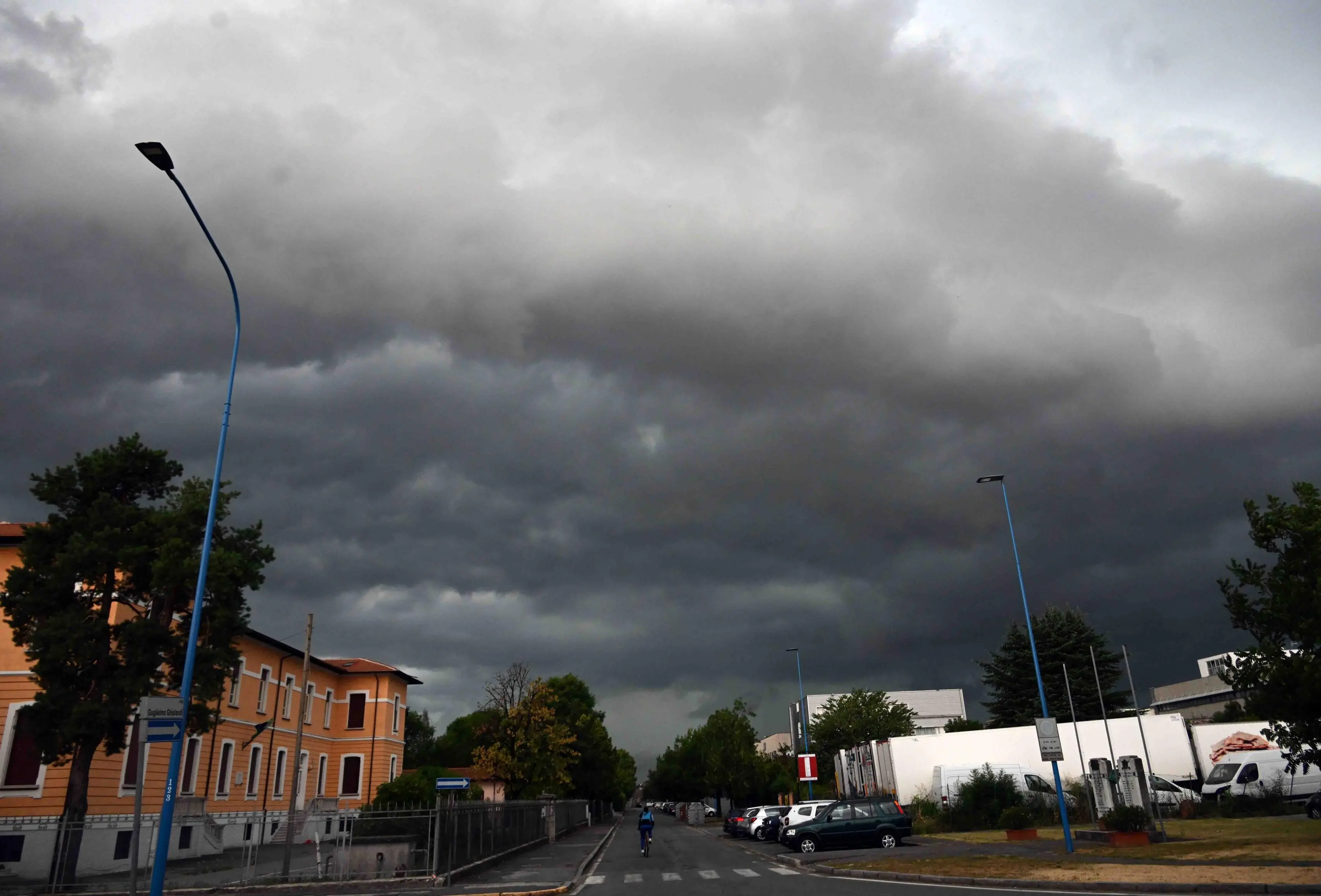La supercella in varie zona della provincia