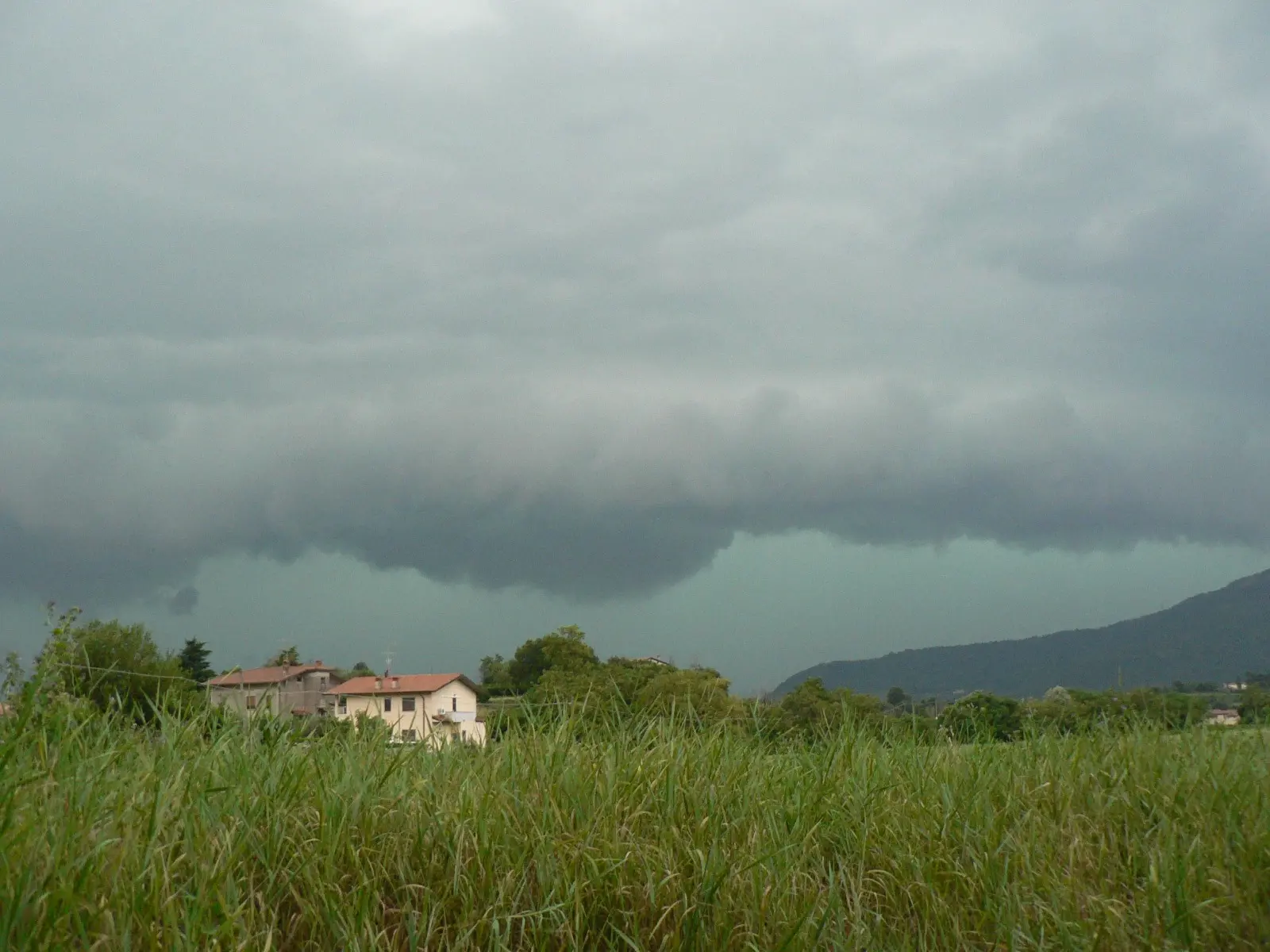 La supercella in varie zona della provincia